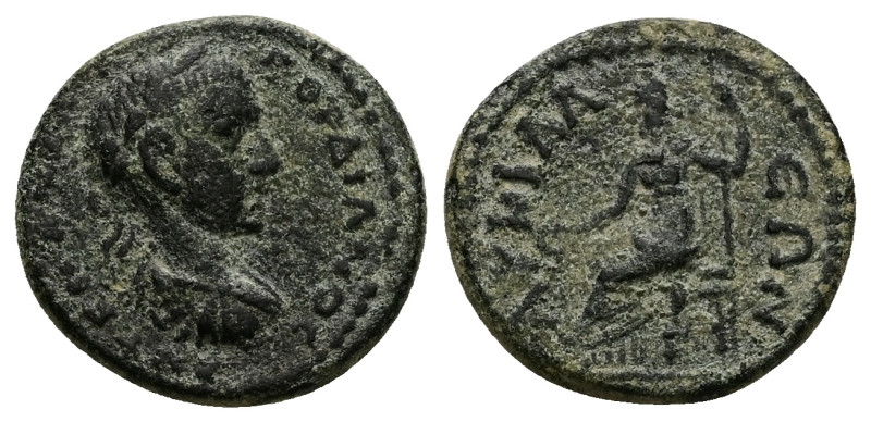 Phrygia, Accilaeum. Gordian III, AD 238-244. AE. 4.28 g. 19.43 mm.
Obv: ΑΥΤ Κ Μ...