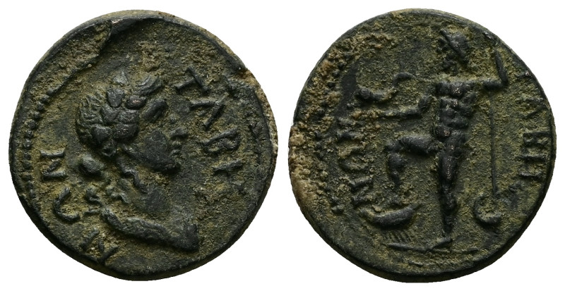 Caria, Tabae. Pseudo-autonomous, AD 54-96. AE. 6.00 g. 22.89 mm. 
Obv: TABHNΩN. ...