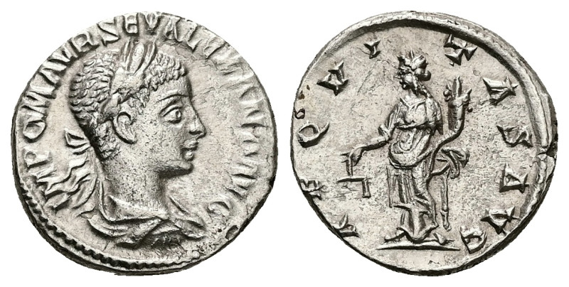 Severus Alexander, AD 222-235. AR, Denarius. 2.96 g. 17.81 mm. Rome.
Obv: IMP C ...