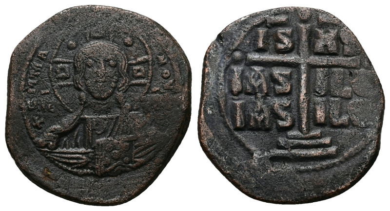 Anonymous Follis, Class B. Romanus III 1028-1034 AD. AE, Follis. 11.27 g. 29.52 ...