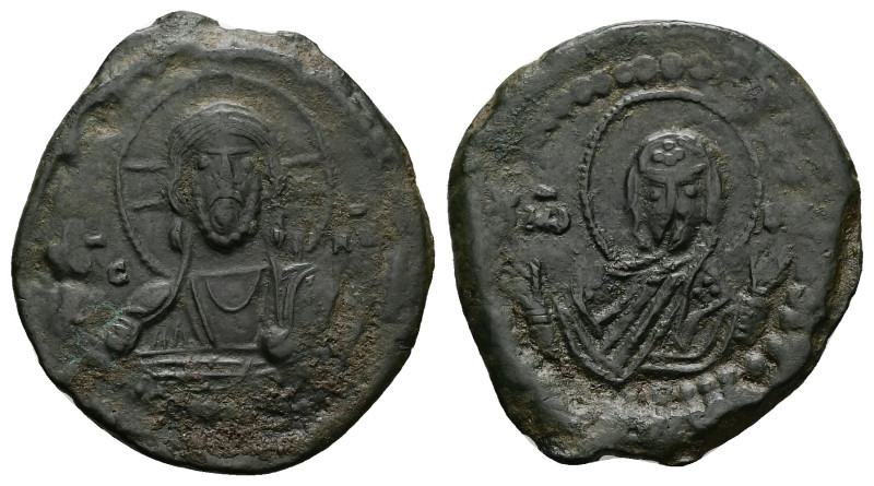 Anonymous Follis, Class G. Romanus IV, AD 1068-1071. AE, Follis. 7.94 g. 30.72 m...