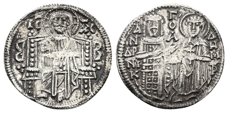 Andronicus III Palaeologus, AD 1328-1341. AR, Basilikon. Heavy series. 2.03 g. 2...