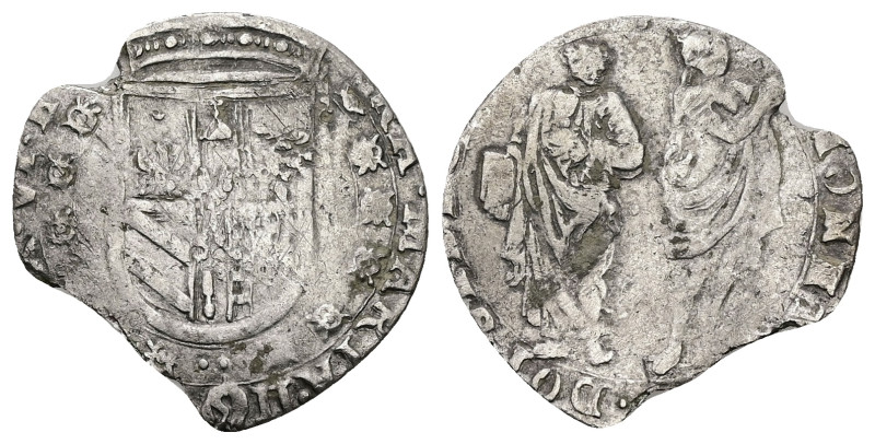 Italy. Francesco Maria II della Rovere, AD 1574-1624. 1.56 g. 24.14 mm.
Obv: Cro...