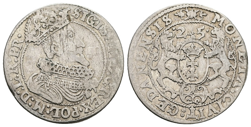 Sigismund III Vasa, AD 1587-1632. AR, 1/4 Thaler. 6.81 g. 29.34 mm.
Obv: SIGIS I...