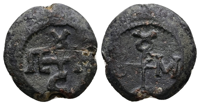 PB Byzantine Seal.
Weight: 10.98 g. g.
Diameter: 21.78 mm.