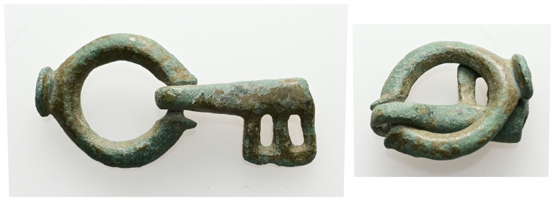 Middle Byzantine folding key (AD 10th – 11th centuries)
A bronze finger attache...