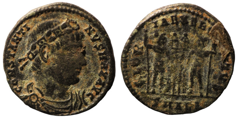 Constantinus I. (306-337 AD). Æ Follis. (16mm, 2,43g) Alexandria. Obv: CONSTANTI...