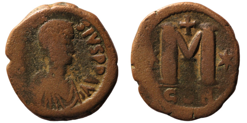 Anastasius I. (491-518 AD). Follis. (34mm, 16,07g) Constantinople. Obv: D N ANAS...