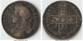 James II Crown 1687 Fine, KM463, Dav-3779, S-3407. TERTIO on edge. Two Year type. 39.5mm. 29.06gm. HID09801242017 © 2023 Heritage Auctions | All Right...