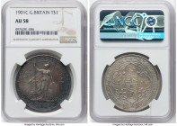 Victoria Trade Dollar 1901-C AU58 NGC, Calcutta mint, KM-T5, Prid-12. HID09801242017 © 2023 Heritage Auctions | All Rights Reserved