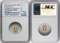 Charles III gold Proof "King Charles III Coronation" 50 Pence (1/40 oz) 2023 PR70 Ultra Cameo NGC, Mintage: 3,033. First Releases. HID09801242017 © 20...