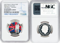 Charles III silver Colorized Proof Piefort "Windrush Generation – 75th Anniversary" 50 Pence 2023 PR70 Ultra Cameo NGC, Mintage: 1,260. First Releases...