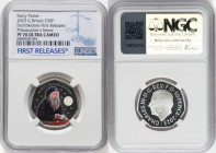 Charles III silver Colorized Proof "Professor Dumbledore" 50 Pence 2023 PR70 Ultra Cameo NGC, Mintage: 15,010. Harry Potter and the Philosopher's Ston...
