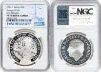 Charles III silver Proof "Morgan le Fay" 2 Pounds (1 oz) 2023 PR70 Ultra Cameo NGC, Mintage: 2,510. Myths and Legends series. First Releases. HID09801...