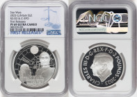 Charles III silver Proof "R2-D2 & C-3PO" 2 Pounds (1 oz) 2023 PR69 Ultra Cameo NGC, Mintage: 3,010. Star Wars series. First Releases. HID09801242017 ©...
