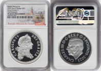 Charles III silver Proof "King Charles II" 5 Pounds (2 oz) 2023 PR69 Ultra Cameo NGC, Mintage: 606. British Monarchs series. First Releases. HID098012...