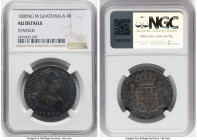 Charles IV 4 Reales 1800 NG-M AU Details (Stained) NGC, Nueva Guatemala mint, KM52. HID09801242017 © 2023 Heritage Auctions | All Rights Reserved