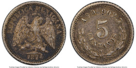 Republic 5 Centavos 1874 As-DL AU50 PCGS, Alamos mint, KM398. HID09801242017 © 2023 Heritage Auctions | All Rights Reserved