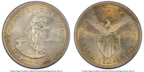 USA Administration 20 Centavos 1904 MS64 PCGS, Philadelphia mint, KM166. HID09801242017 © 2023 Heritage Auctions | All Rights Reserved