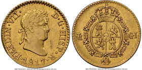 Ferdinand VII gold 1/2 Escudo 1817 M-GJ XF Details (Cleaned) NGC, Madrid mint, KM492, Cal-360. HID09801242017 © 2023 Heritage Auctions | All Rights Re...