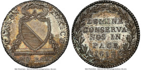 Zurich. Canton 20 Batzen 1813-B MS63 NGC, Zurich mint, KM186. Four berries below date on reverse. HID09801242017 © 2023 Heritage Auctions | All Rights...