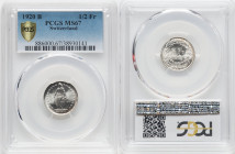 Confederation 1/2 Franc 1920-B MS67 PCGS, Bern mint, KM23. HID09801242017 © 2023 Heritage Auctions | All Rights Reserved