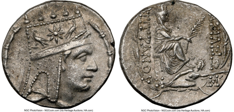 ARMENIAN KINGDOM. Tigranes II the Great (95-56 BC). AR tetradrachm (27mm, 15.72 ...