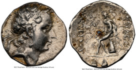 ELEUCID KINGDOM. Seleucus IV (187-175 BC). AR drachm (17mm, 4.13 gm, 3h). NGC XF 4/5 - 2/5, brushed. ΞAP mint, northern Media or Hyrcania. Diademed he...