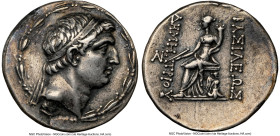 SELEUCID KINGDOM. Demetrius I Soter (162-150 BC). AR tetradrachm (29mm, 16.44 gm, 12h). NGC Choice VF 5/5 - 3/5, edge marks. Antioch on the Orontes, u...