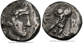 MESOPOTAMIA. Ca. late 4th century BC. AR tetradrachm (21mm, 16.31 gm, 9h). NGC Choice VF 5/5 - 2/5. Imitating Athens. Head of Athena right, wearing bu...