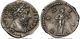 Marcus Aurelius, as Augustus (AD 161-180). AR denarius (19mm, 6h). NGC Choice XF. Rome, AD 169-170. M ANTONINVS AVG TR P XXV, laureate head of Marcus ...