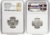 Philip II, as Caesar (AD 247-249). AR antoninianus (22mm, 3.86 gm, 12h). NGC MS 5/5 - 4/5. Rome. M IVL PHILIPPVS CAES, radiate, draped bust of Philip ...