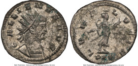 Gallienus, Sole Reign (AD 253-268). BI antoninianus (21mm, 6h). NGC MS, Silvering. Antioch. GALLIENVS AVG, radiate, cuirassed bust of Gallienus right,...