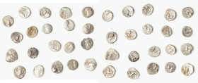 ANCIENT LOTS. Celtic. Gaul. Ca. mid 1st century BC. Lot of twenty (20) AR quinarii. Fine-VF, double-struck. Includes: Twenty AR quinarii, various type...