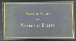 Libro de muestras de billetes del BE. Edición de lujo para autoridades. Emisiones de 1871 a 1874. Extraordinario