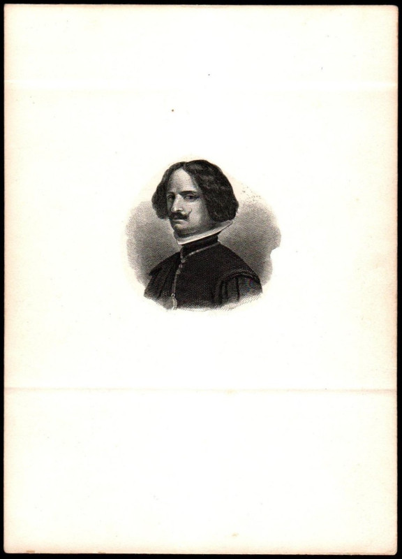 1 de mayo de 1873. 10 escudos. Prueba calcográfica de estado del busto de Diego ...