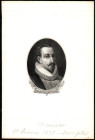 1 de enero de 1878. 1.000 pesetas. Prueba calcográfica de estado del busto de Cervantes. Rarísima