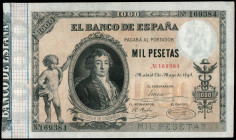 1 de mayo de 1895. 1.000 pesetas. Sin serie. E303. Expertamente restaurado. Mejor que EBC+