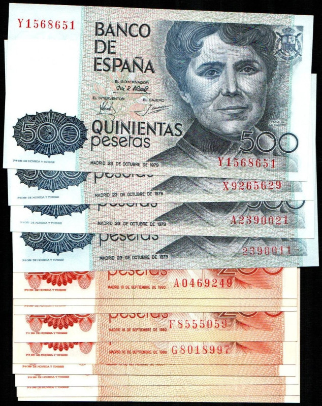 23 de octubre de 1979. 500 pesetas. Sin serie y series A, X e Y. K476 y 476a. 16...