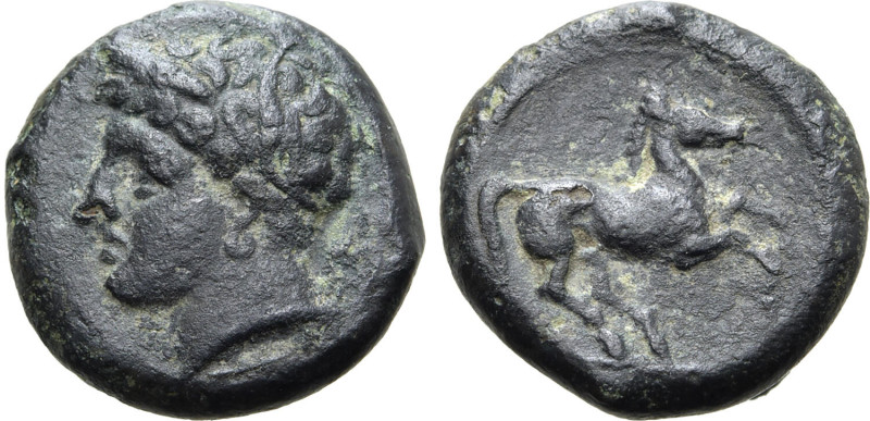 North Africa, Carthage, uncertain mint in Sicily or Carthage, circa 400-350 BC. ...