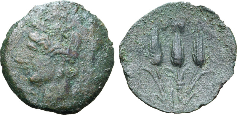 North Africa, Carthage, Sardinian mint, circa 241-238 BC. Æ (1.91g, 20mm, 9h). W...