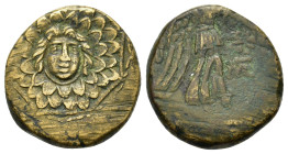 Pontos, Amisos (85-65 BC). Æ (20mm, 8g). Aegis with Gorgon's head. R/Nike standing holding palm. SNG.BM.1177.