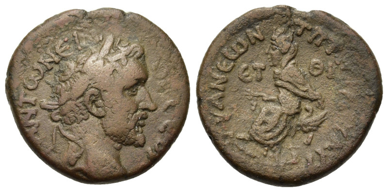 Antoninus Pius (138-161). Cappadocia. Tyana. Æ (23,6mm, 8.8g). Laureate head rig...