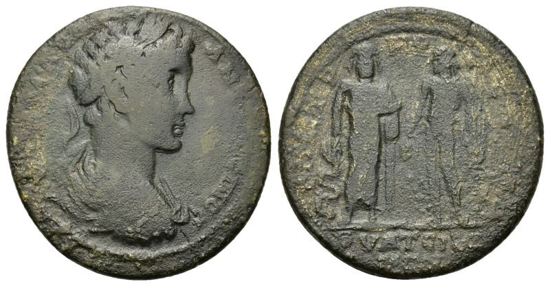 Caracalla (198-217). Lydia, Thyatira. Æ (34mm, 18,3g). Moschos II, strategos. La...