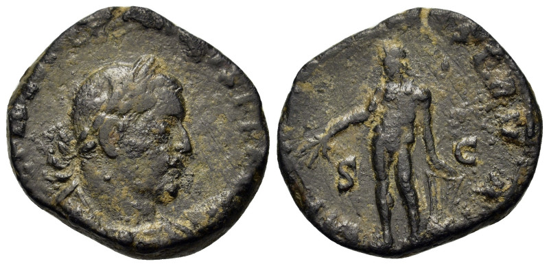 Valerian I (253-260). Æ Sestertius (26mm, 13.5g). Rome, AD 255-256. Laureate and...