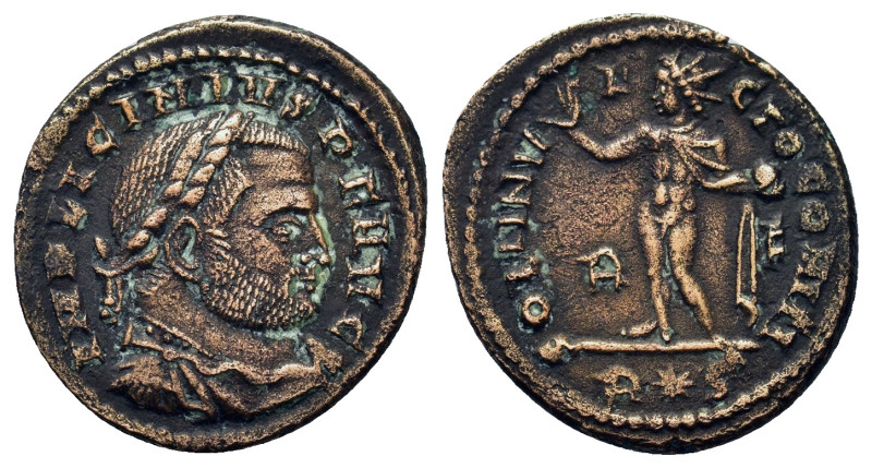 Licinius I (308-324). Æ Follis (19,6mm, 3.4g). Rome, 314. Laureate and cuirassed...