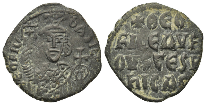 Theophilus (829-842). Æ Follis (28,1mm, 5.6g). Uncertain provincial mint. Crowne...