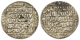 Seljuqs of Rum, Kaykhusraw II AR Dirham (23,7mm, 3g). Madinat Qunya (Konia) mint, AH 644. Citing the Abbasid Caliph al-Mustasim billah in six lines ac...