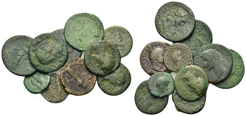 Lot of 10 Roman Imperial Æ coins, to be catalog. Lot sold as is, no return.