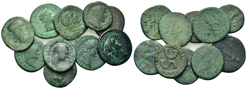 Lot of 10 Roman Imperial Æ coins, to be catalog. Lot sold as is, no return.